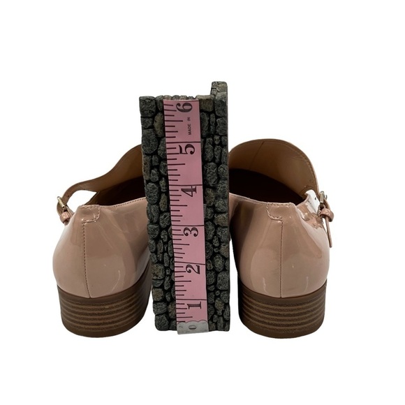 Nine West Nyessa Pale Pink Patent Synthetic Monk Strap Loafers Size 7 Women's - Picture 8 of 9
